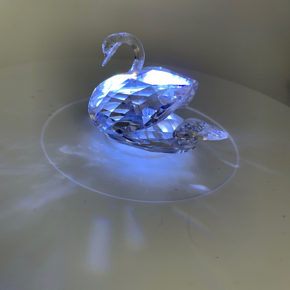 Swarovski crystal swan
